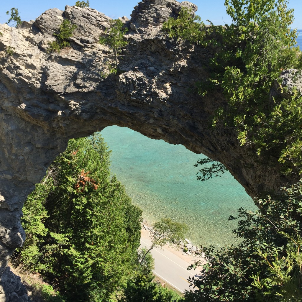 visit Mackinac Island travel guide Arch Rock