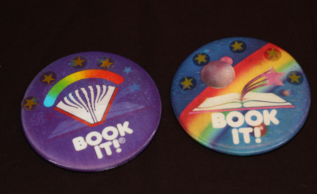 book it buttons 90s