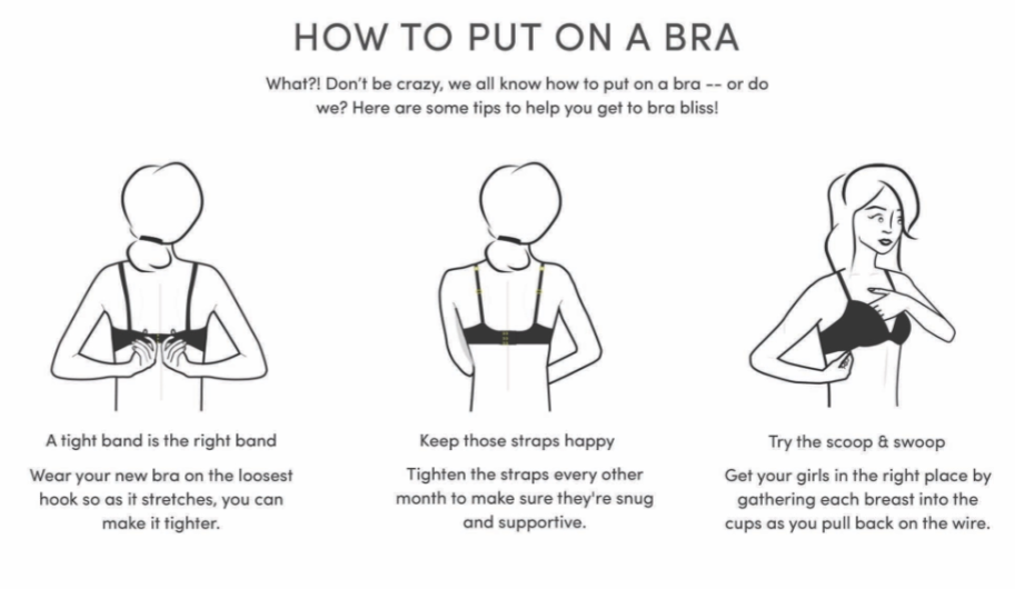 bra-blem - how to put on a bra